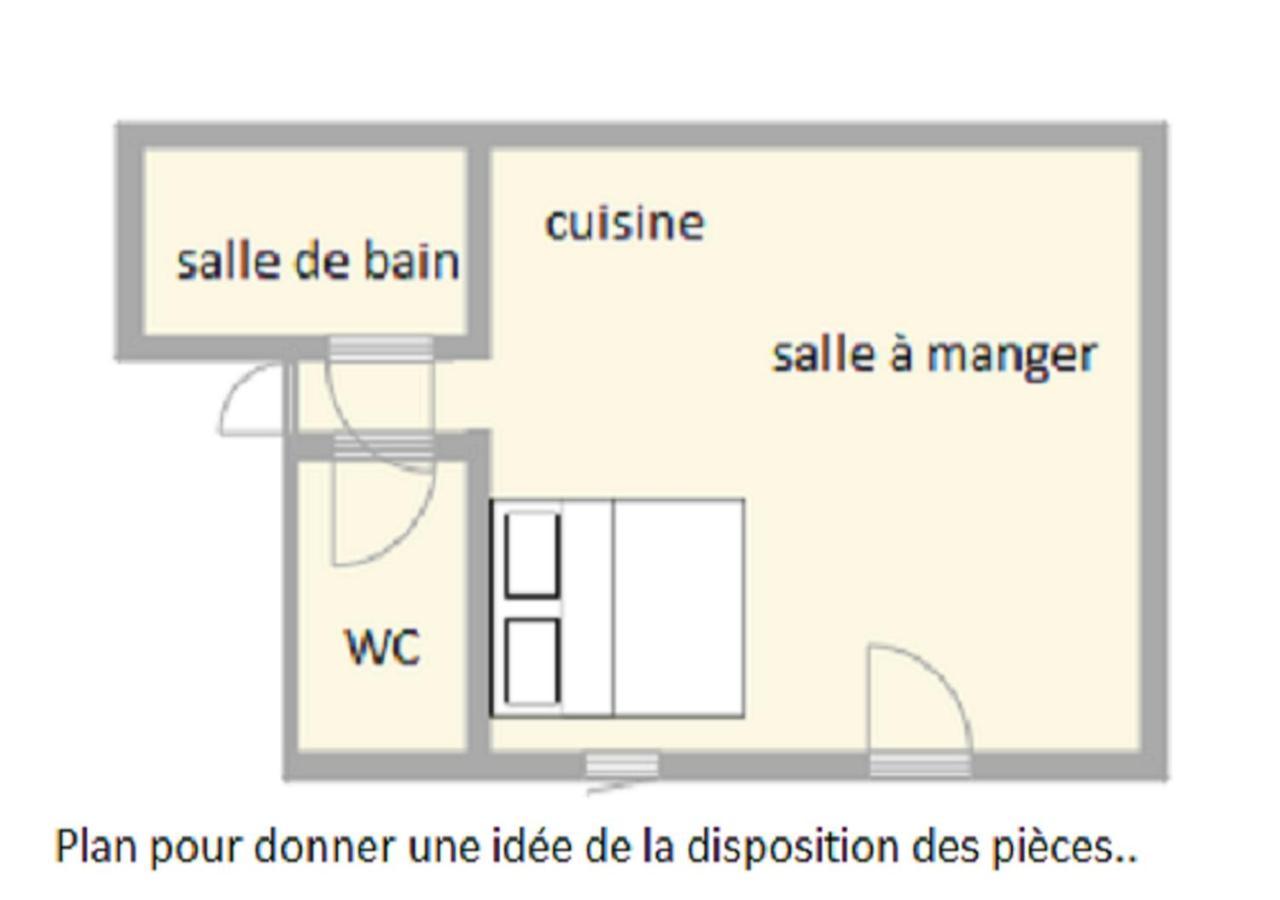 Apartamento Studio Plain-Pied Montjaux Exterior foto